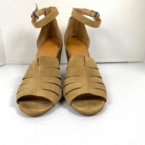 1. State Nallay Shoes Women’s 7.5M Sandal High Heel Leather ankle strap open toe - Picture 4 of 11